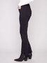 Charlie B Diagonal Hem Jeans in Black