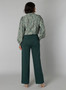 Yest Knit Wide Leg Pants in Hunter Green