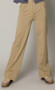 Yest Knit Pants with Seams in khaki