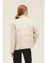 Spring Quilted Short Jacket in Off White