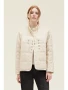 Spring Quilted Short Jacket in Off White
