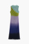 Desigual Gradient Tulle Midi Dress