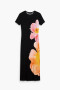 Desigual Long Knit Floral Dress