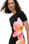 Desigual Long Knit Floral Dress