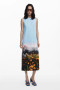 Desigual Pleated  Landscape Dress