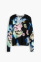 Desigual Sweaters with Water Lily Print