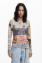 Desigual Long Sleeve Knit Top 