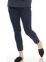 Flora Ashley Italian Cotton Drawstring Pants in Navy