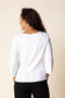 Habitat Eyelet Bloom High Line Pullover in White