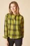 Habitat Pullover Plaid Shirt in Sprout