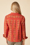 Habitat Textured Cotton Shirt in Sienna