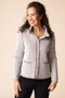 Habitat Thermal Knit Mandarin Collar Cardigan in Winter White