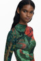 Desigual Abstract Print Lightweight Sweater
