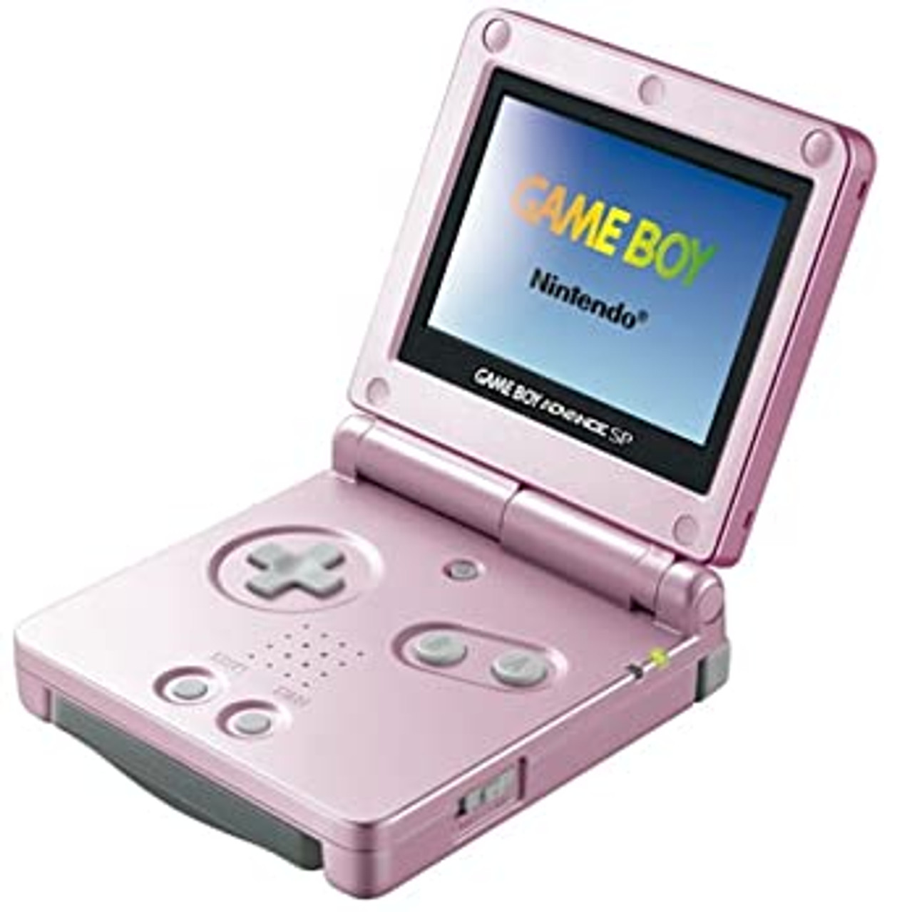 GameBoy Advance SP Console with Wall Charger - Pearl Pink Model 