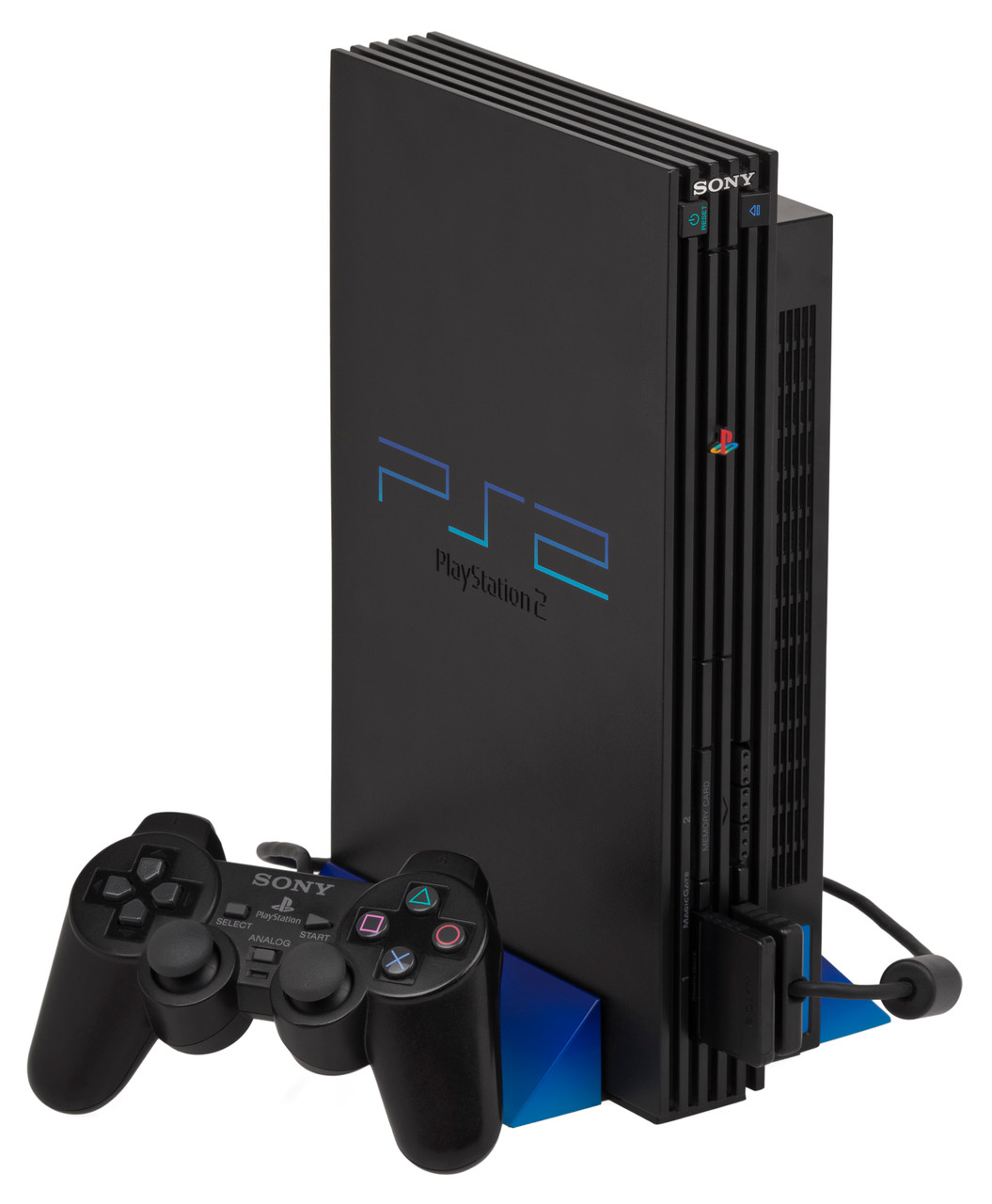 Restored PlayStation 2 Slim Console with Controller and 8MB Memory Card  (Refurbished)