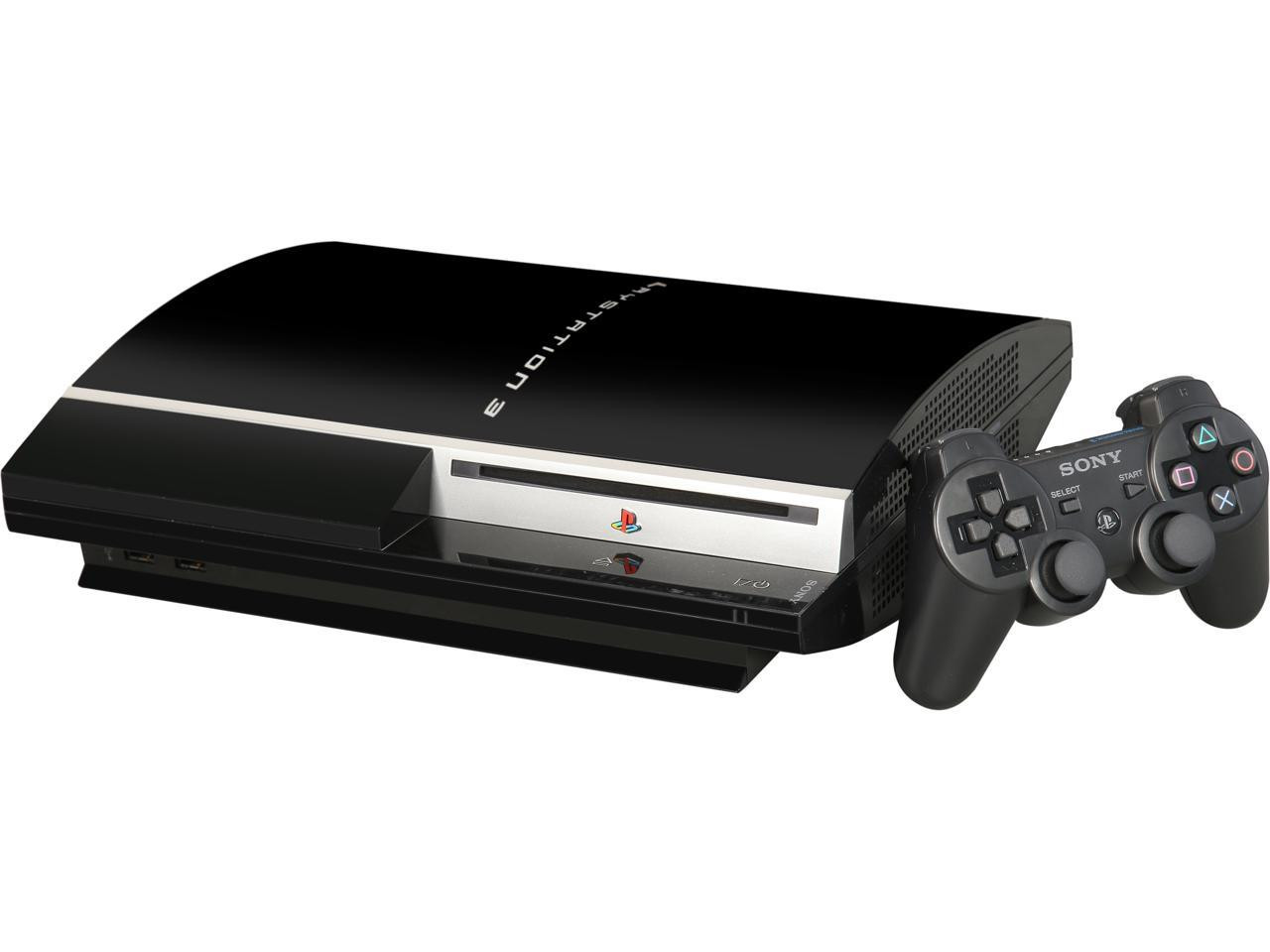Sony PlayStation 3 Console Black with 4 USB 80GB