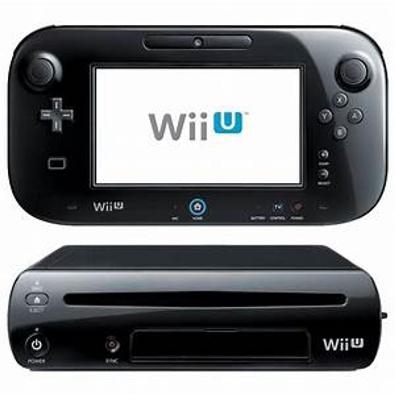 Nintendo Wii U Console 32GB Basic Set Bundle - Black - Gaming Restored