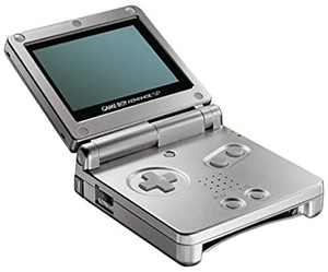 GameBoy Advance SP Console with Wall Charger - Platinum Model #001