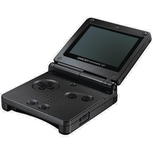 GameBoy Advance SP Console with Wall Charger - Onyx Model #001