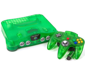 N64 Console and Controller Bundle - Jungle Green