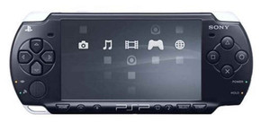 Black PSP 2000 with Wall Charger