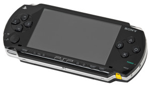 Black PSP 1000 with Wall Charger