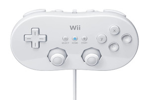 White Wii Classic Controller - Official Nintendo Brand