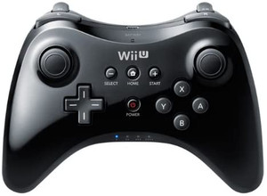 Black Nintendo Wii U Pro Controller - Official Nintendo Brand