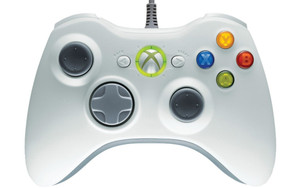 Xbox 360 Wired White Controller - Official Microsoft Brand