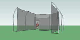 Gill Barrier Net for 8020 Discus Cage