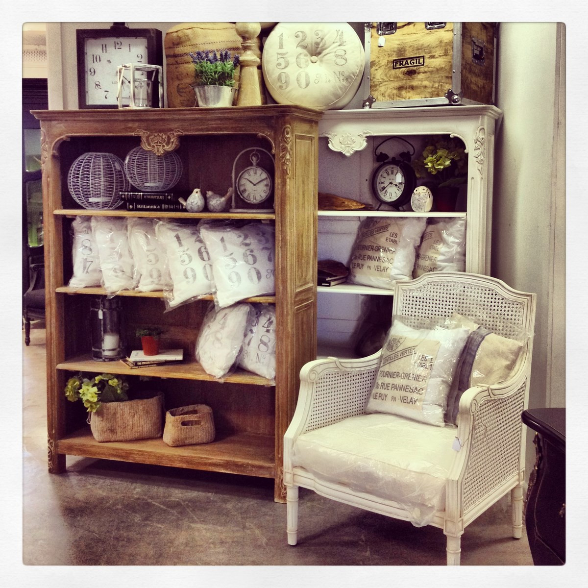 Laurent Bookcase Limewash