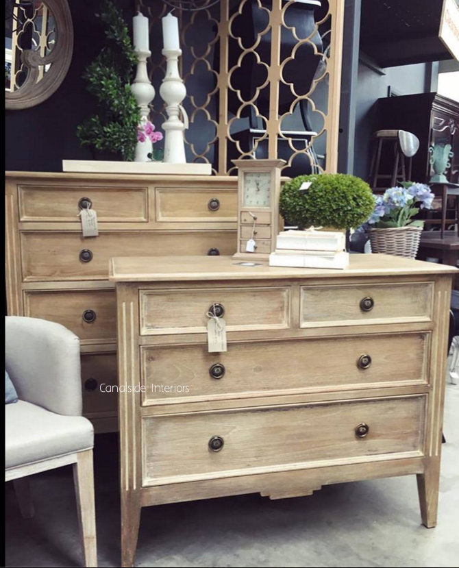 Peninsula 5 Drawer Tall Chest Limewash  BEDROOM, Commodes, Chests, Bookcases & Storage, HAMPTONS Style, PLANTATION Style, BEDROOM Chests & Commodes