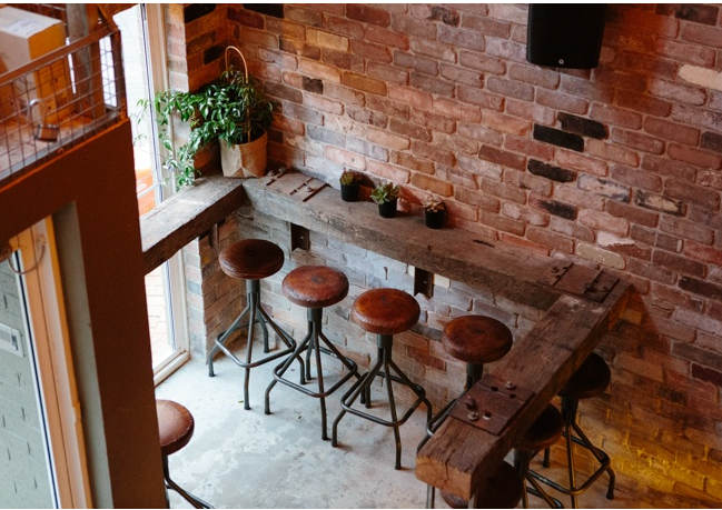 See Canalside Interiors' furniture at Donny's Bar & Restaurant