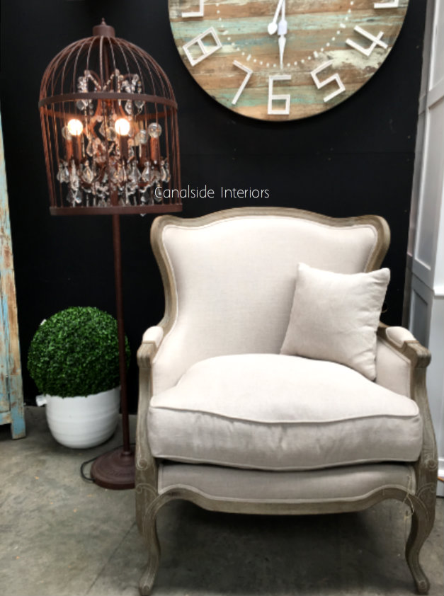 Vintage Birdcage Floor Lamp 160cm  LIGHTING, LIGHTING Lamps