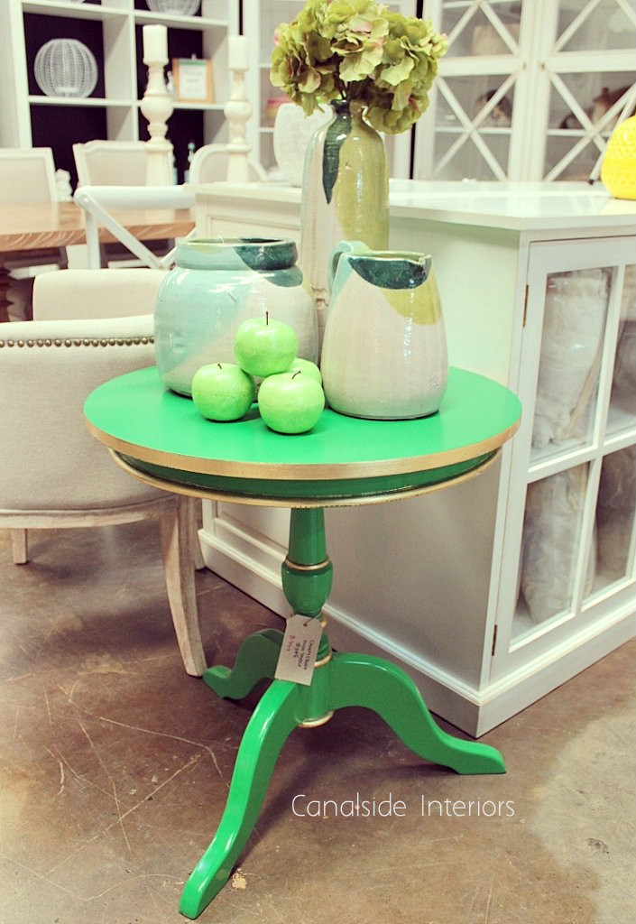 Candy Crushed Side Table Green  FRENCH  FURNITURE, TABLES, HAMPTONS Style, PLANTATION Style, TABLES Side Tables, LIVING Room, LIVING Coffee & Side Tables