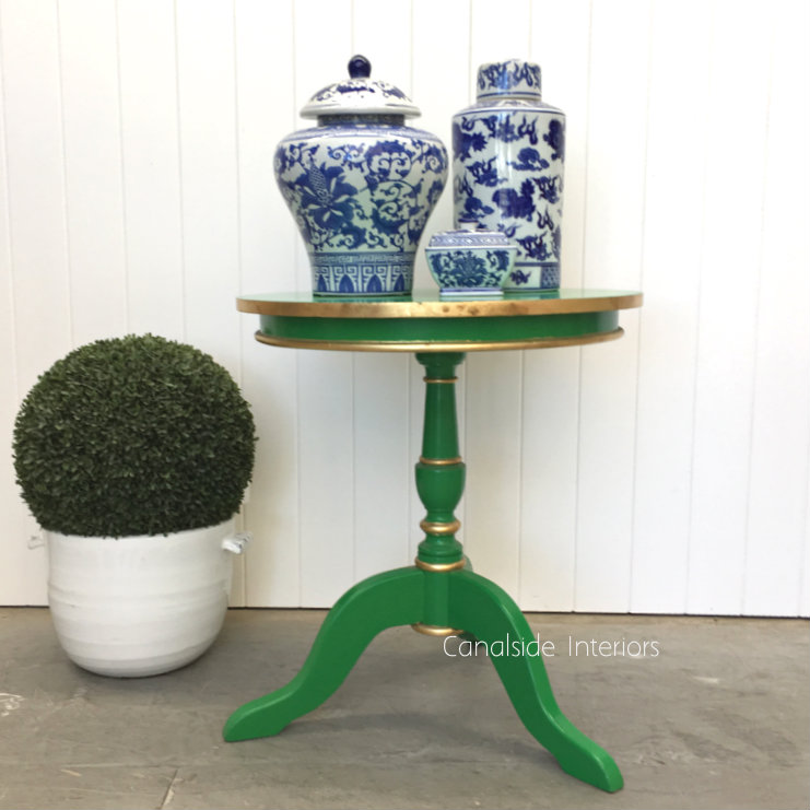 Candy Crushed Side Table Green  FRENCH  FURNITURE, TABLES, HAMPTONS Style, PLANTATION Style, TABLES Side Tables, LIVING Room, LIVING Coffee & Side Tables