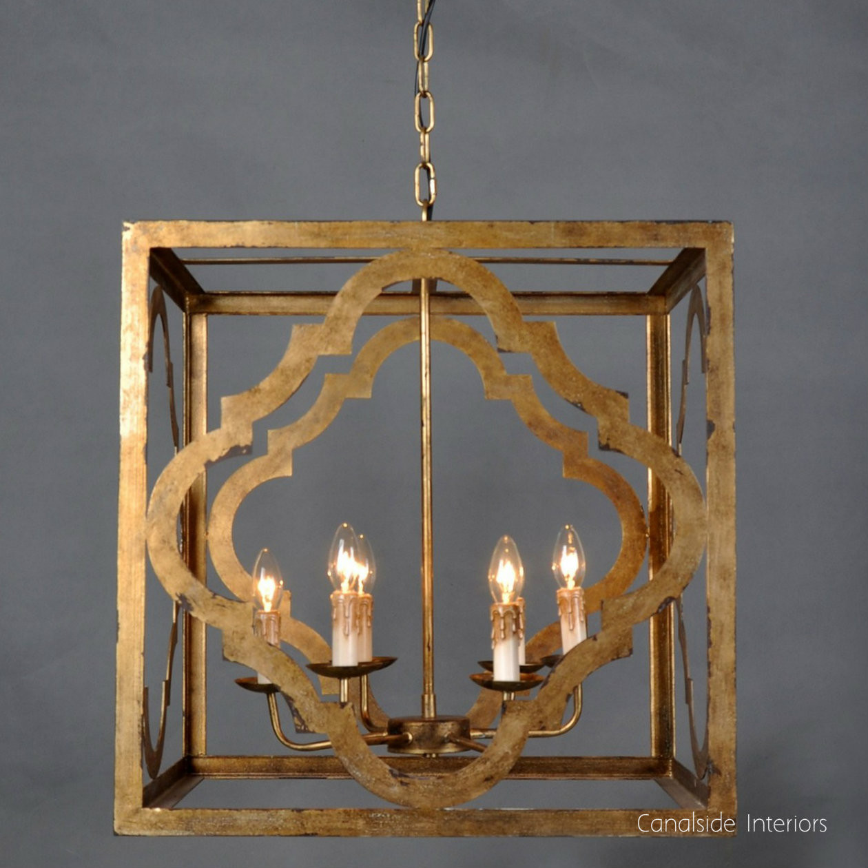 Joffrey Antique Gold Chandelier  LIGHTING, LIGHTING Chandeliers & Pendants