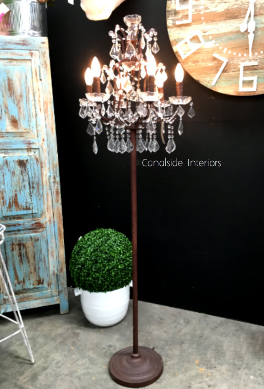 Illuminate your living space with the industrial chic of the Florian Floor Lamp, enhancing a modern Hamptons ambiance