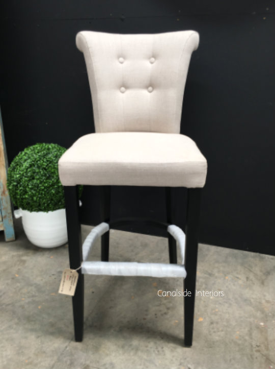 Montague Upholstered Buttoned Back Bar Stool