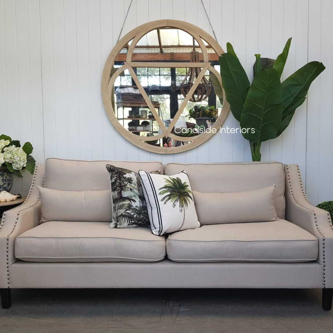 Evora Mirror Limewash 90cm  FRENCH  FURNITURE, HAMPTONS Style, PLANTATION Style, MIRRORS