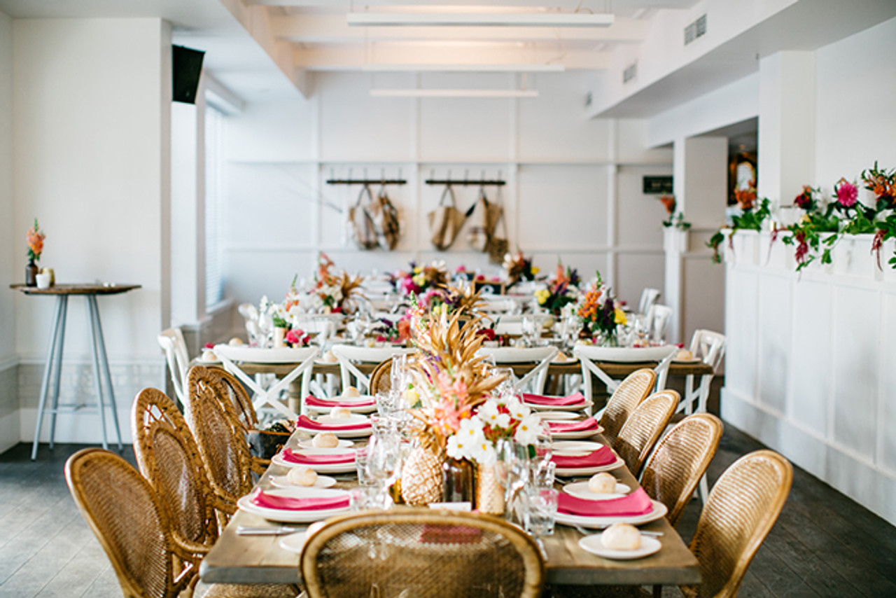 Canalside Interiors' furniture features at the Watsons Bay Boutique Hotel
Image C/- www.onefinedayweddingfair.com.au