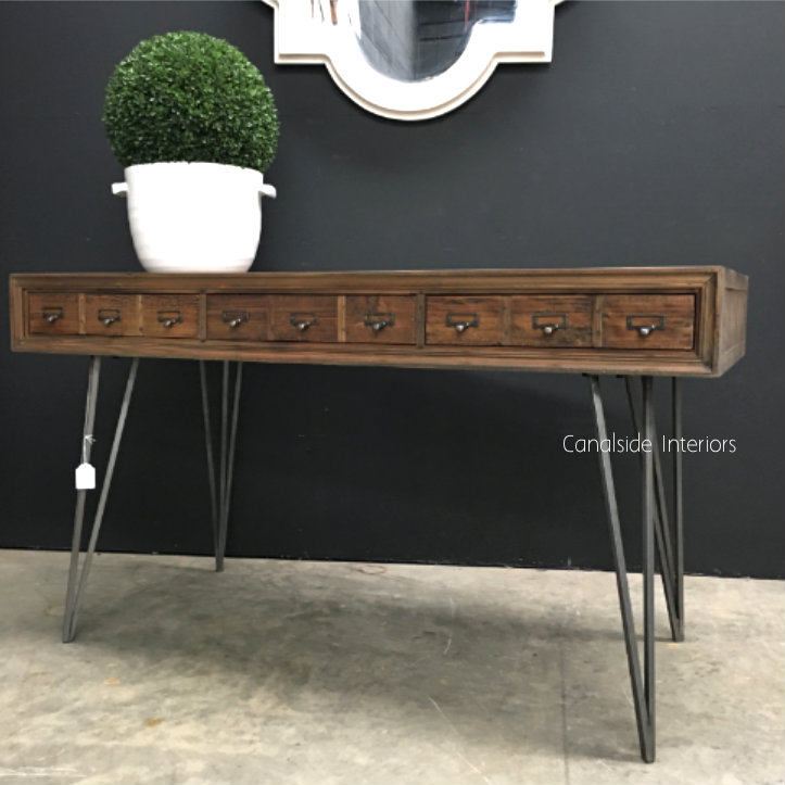 Apothecary Desk  INDUSTRIAL RUSTIC Style, TABLES, STORAGE Consoles & Desks, PLANTATION STYLE