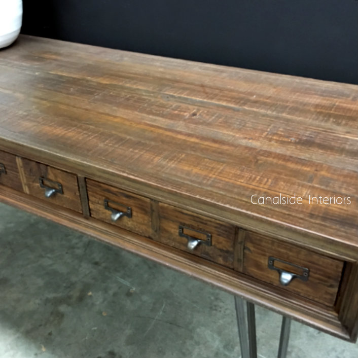 Apothecary Desk  INDUSTRIAL RUSTIC Style, TABLES, STORAGE Consoles & Desks, PLANTATION STYLE