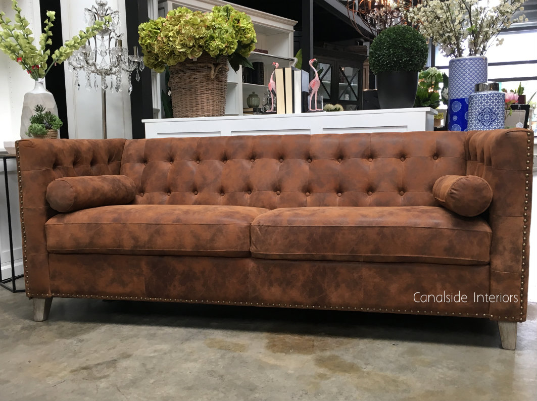 Everdene Suede Leather Sofa