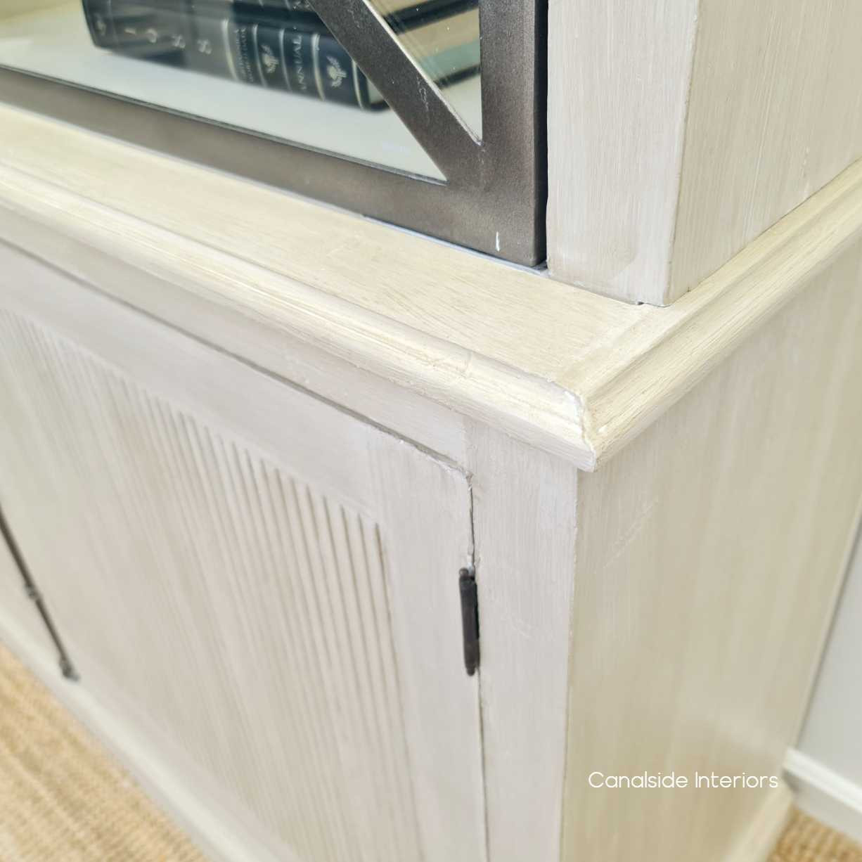 Pavilion Display Wall Unit Distressed Stone  FRENCH  FURNITURE, HAMPTONS Style, PLANTATION Style, LIVING Room, LIVING Cupboards & Bookcases, STORAGE, STORAGE Bookshelves & Cupboards