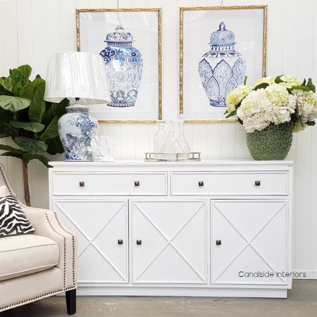 Beverly Buffet White  HAMPTONS Style, PLANTATION Style, LIVING Room, LIVING TV Media & Storage, TABLES Sideboards & Buffets, STORAGE, STORAGE Sideboards & Buffets, PLANTATION STYLE