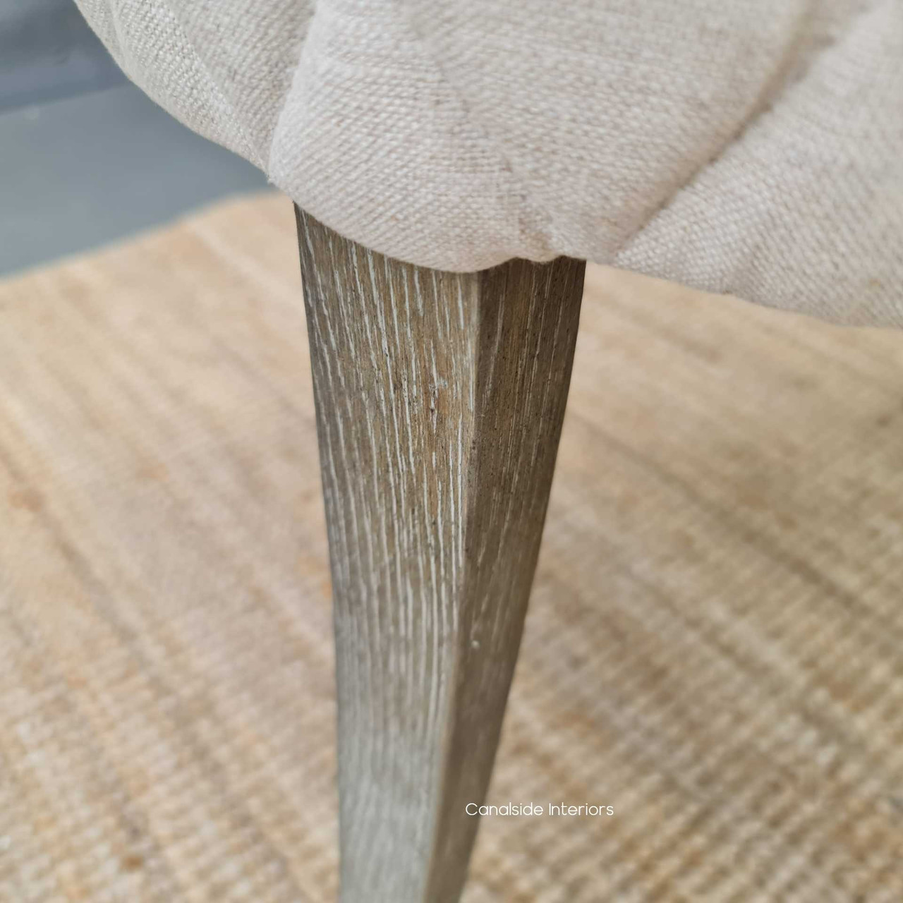 Bingley Dining Chair with Quilting Weathered Oak  INDUSTRIAL RUSTIC Style, CHAIRS, HAMPTONS Style, PLANTATION Style, CHAIRS Dining