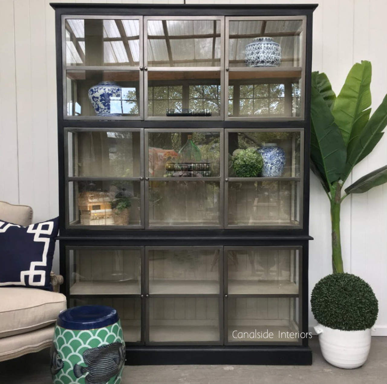 Profile view against a minimalist backdrop, showcasing the unit's sleek silhouette and timeless appeal.