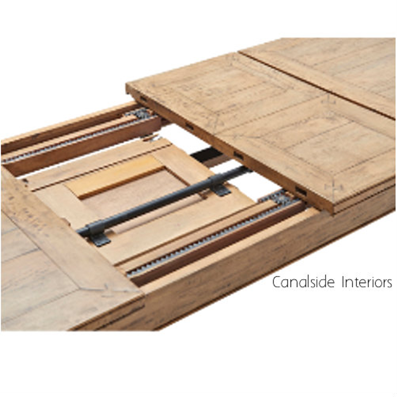 Lavinia Natural Wood Dining Table | Seamlessly Extends from 210cm to 310cm for Modern Living - Canalside Interiors