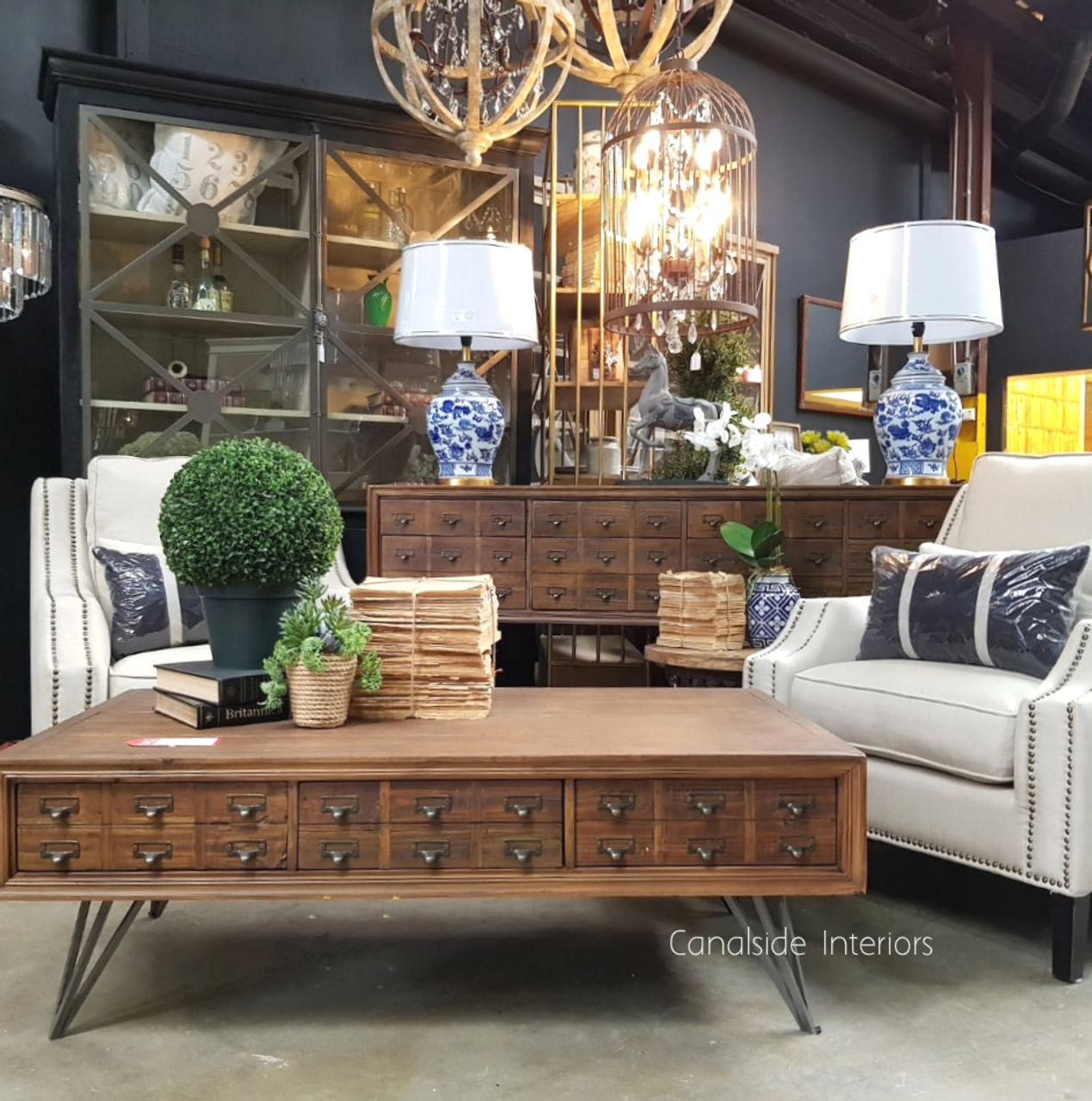 Apothecary Coffee Table  INDUSTRIAL RUSTIC Style, TABLES, TABLES Coffee Tables, LIVING Room, LIVING Coffee & Side Tables